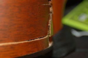 damaged guitar